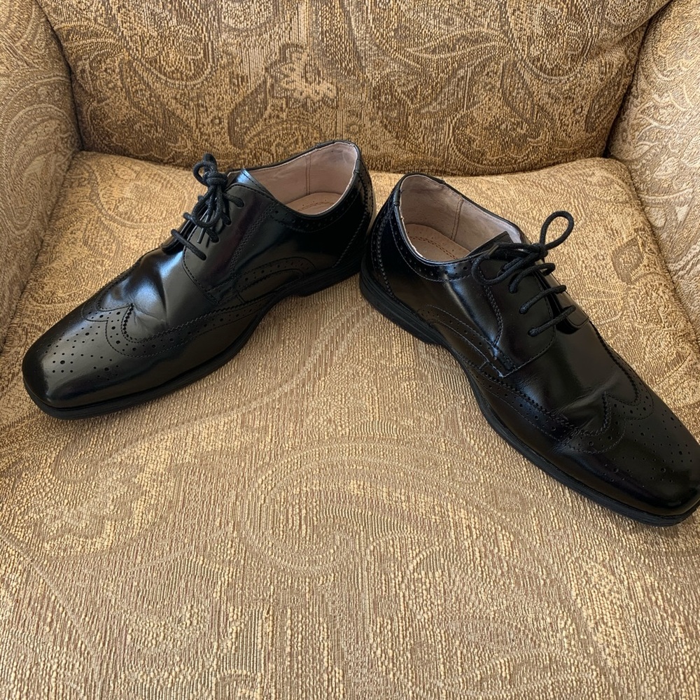 Boys Florsheim Wing stop Dress Shoes - Picture 7 of 8